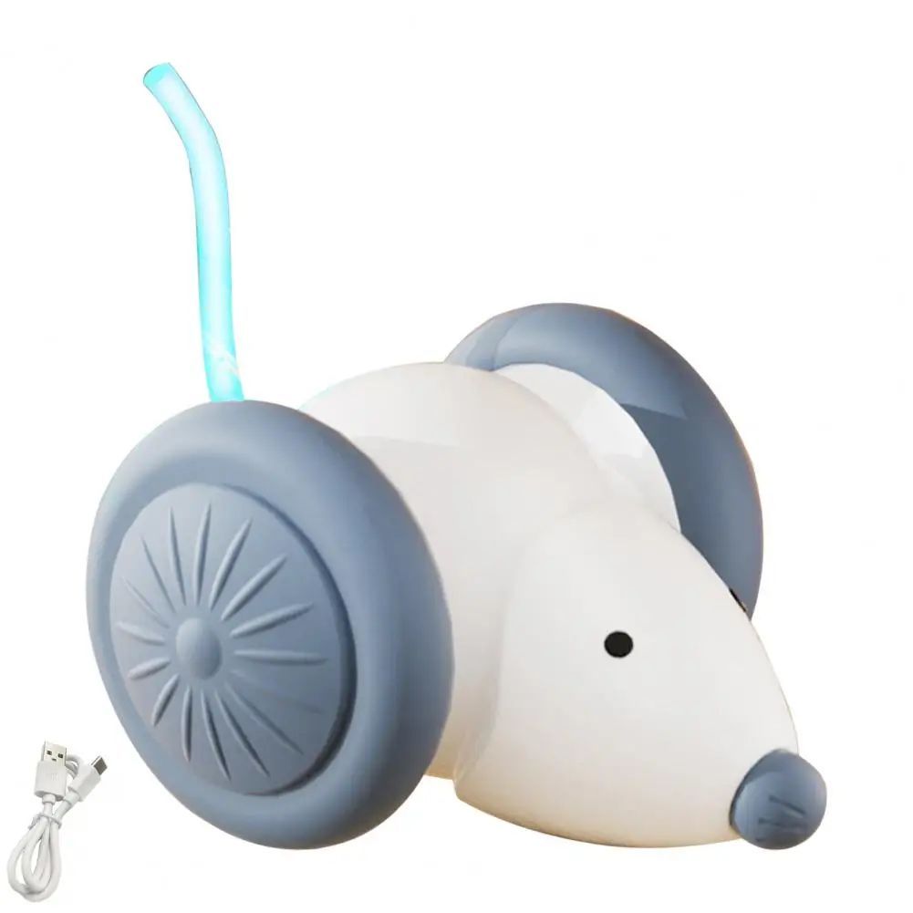 Interactive Electric Mouse Teasing Stick Automatic Pet Toy