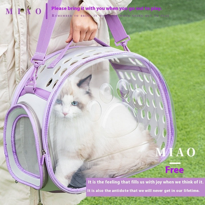 Transparent Pet Carrier Space Capsule Backpack For Travel