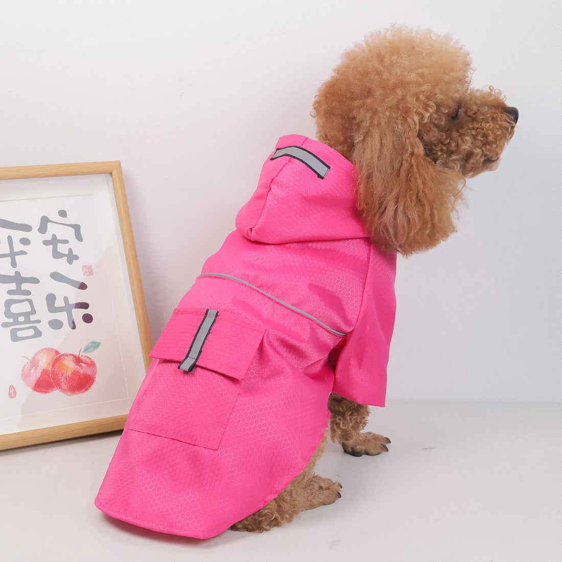 Reflective Waterproof Snowproof Pet Raincoat Coat