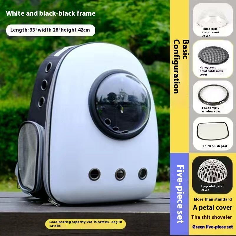 Plus Size Space Capsule Pet Backpack For Travel And Comfort