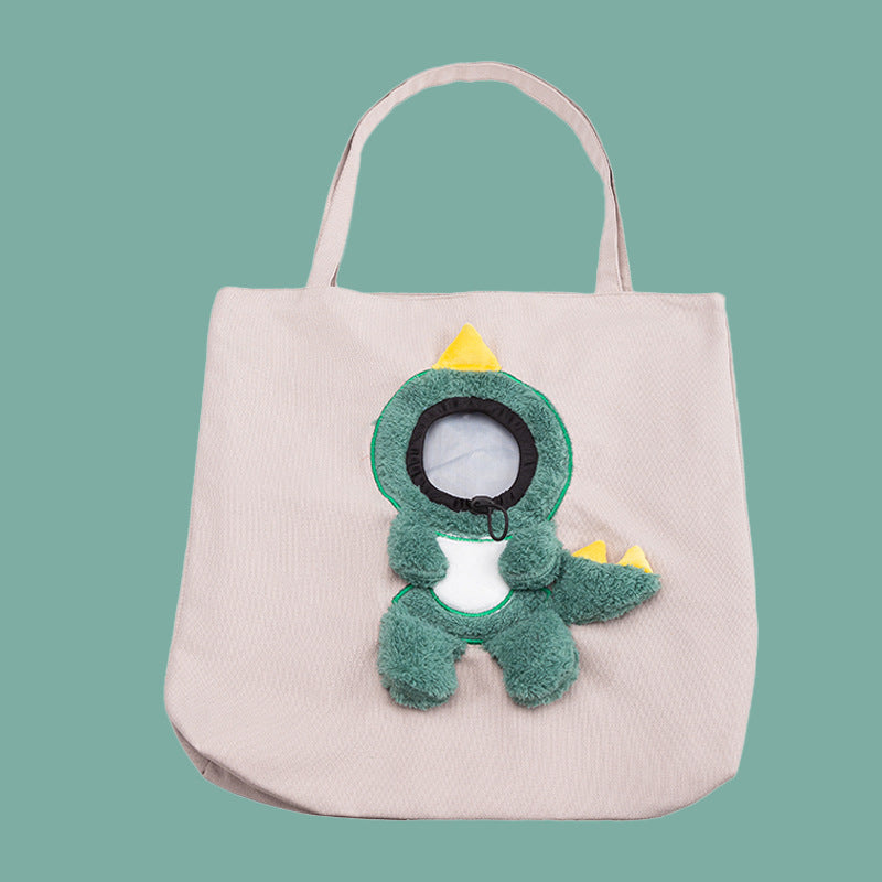 Pet Diaper Backpack Off Shoulder Portable Carrier Bag