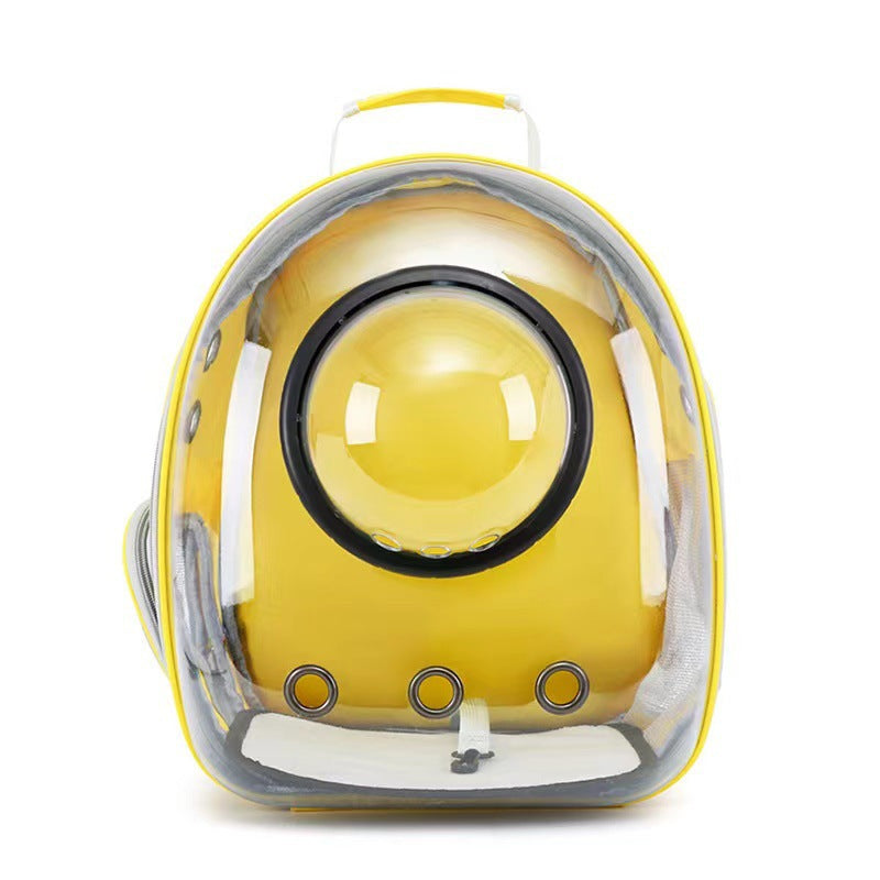 Pet Transparent Skylight Breathable Large Capacity Backpack Bag