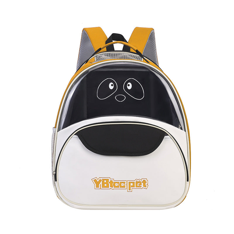 Pet Oxford Cloth Breathable Large Capacity Backpack Bag