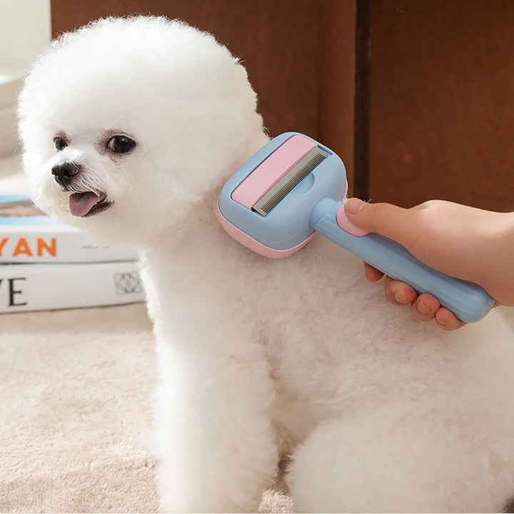 Pet Grooming Brush for Deshedding, Dematting, and Reducing Shedding