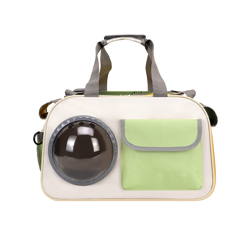 Outdoor Portable Pet Backpack Space Capsule Crossbody Carrier Bag