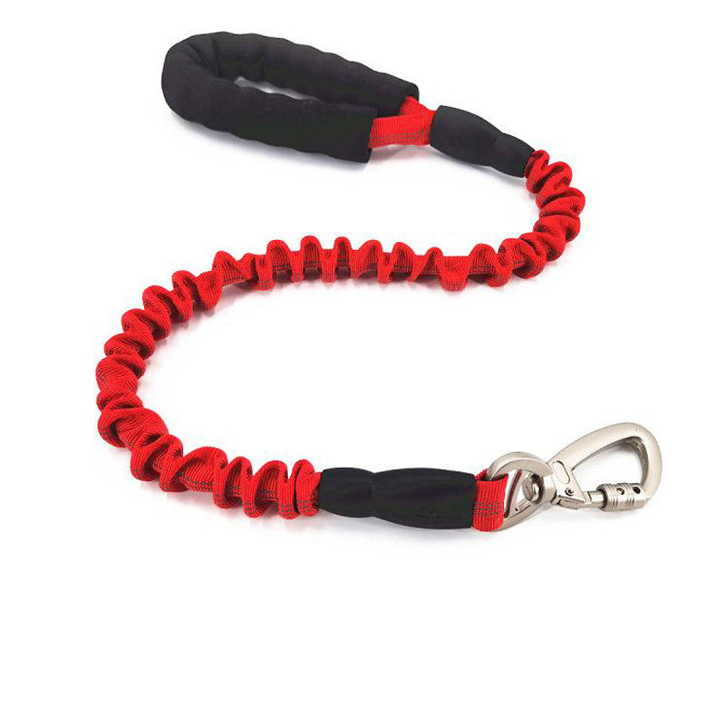 Elastic Retractable Pet Leash With Heavy Duty Design