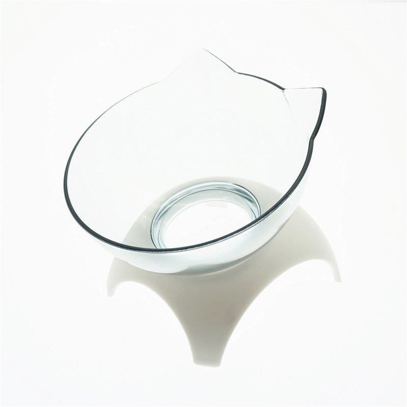 Non Slip Double Pet Bowl With Raised Neck Support Stand