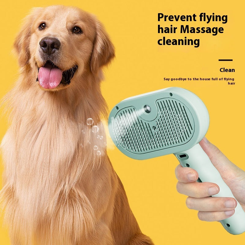 Pet Spray Hair Comb Grooming and Dematting Brush