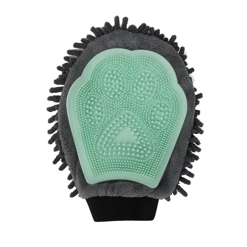 2-in-1 Pet Grooming Brush and Massage Glove