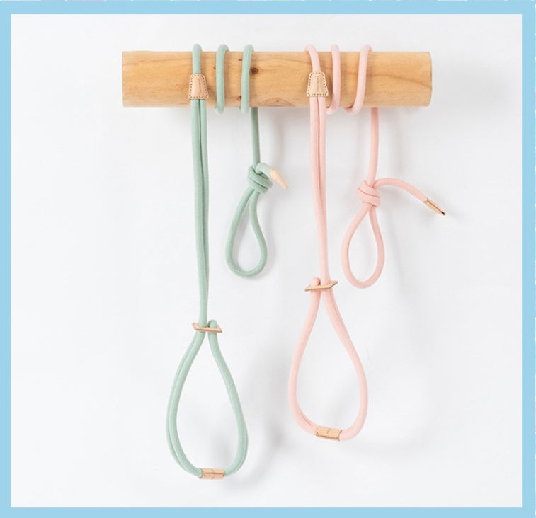 Dual Purpose Round Rope Pet Leash With Integrated Design