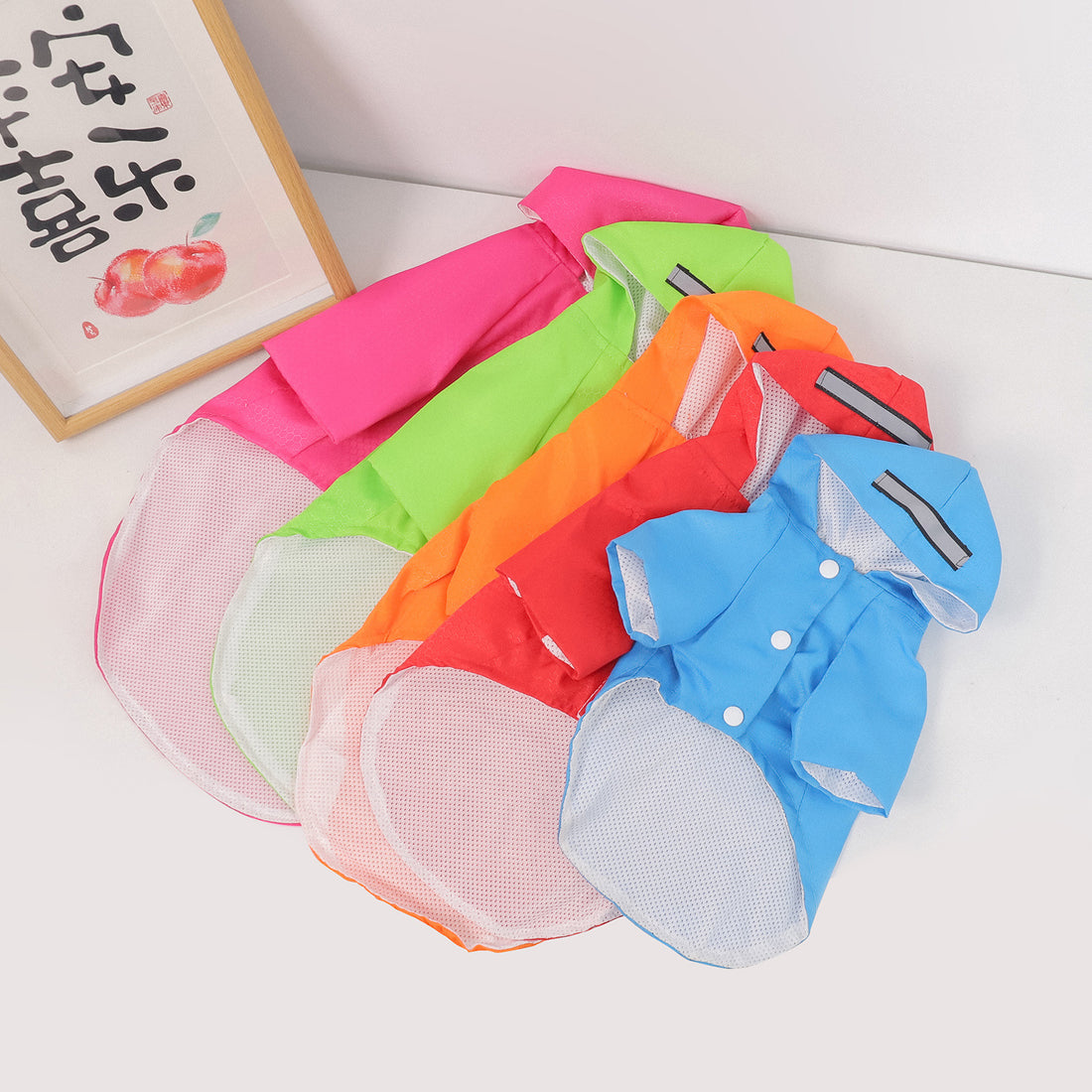 Reflective Waterproof Snowproof Pet Raincoat Coat