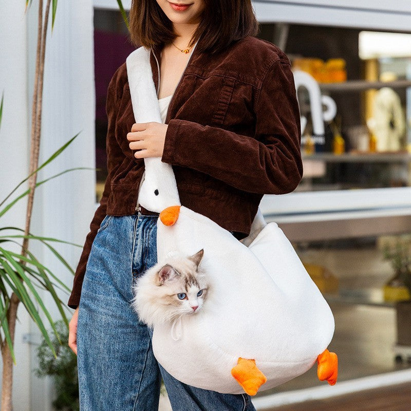 Pet Diaper Backpack Off Shoulder Portable Carrier Bag