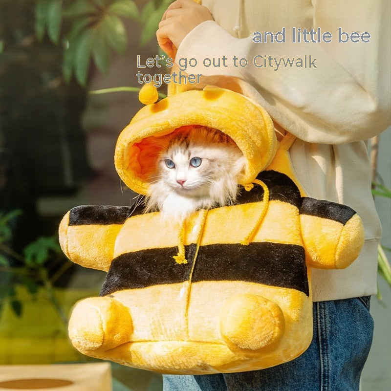 Pet Diaper Backpack Off Shoulder Portable Carrier Bag