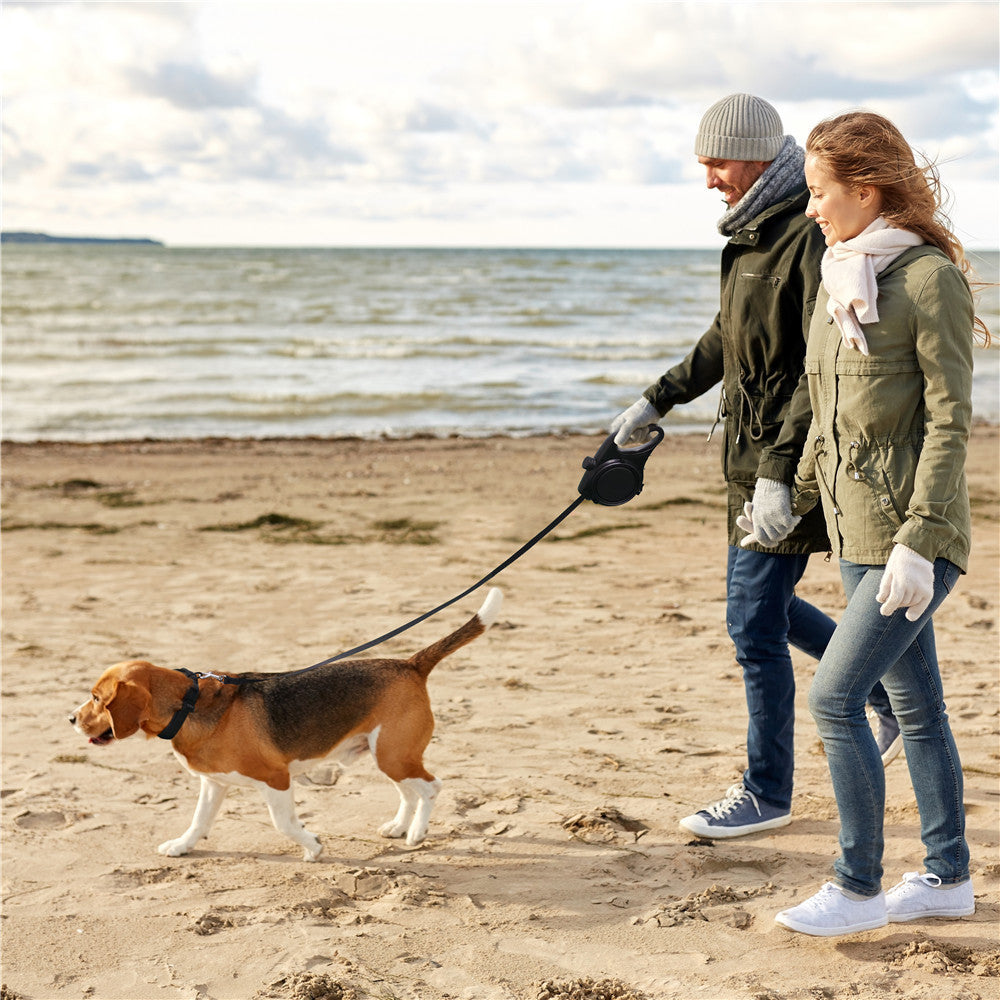 Portable 3 In 1 Pet Water Bottle With Leash