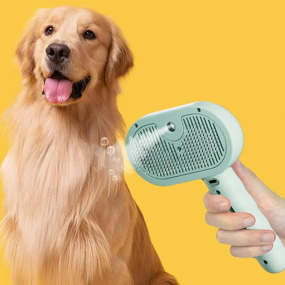 Pet Spray Hair Comb Grooming and Dematting Brush