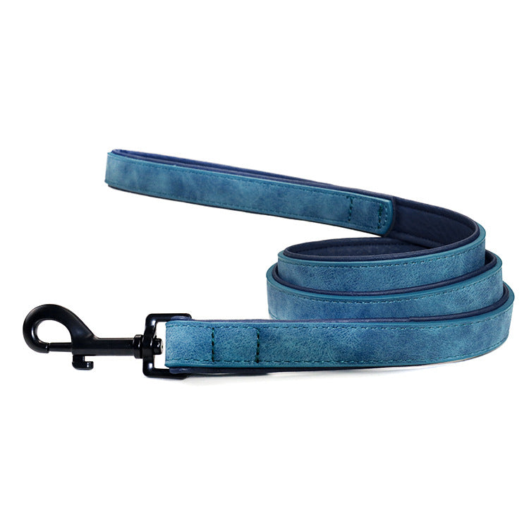 Pull Resistant Leather Pet Leash For Durable Daily Use