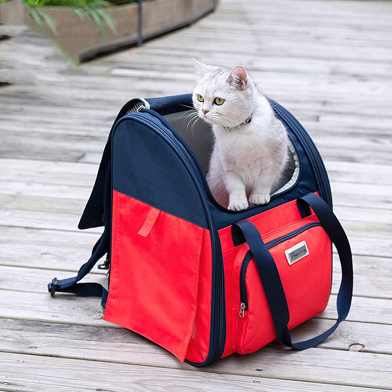 Breathable Waterproof Pet Backpack And Handbag For Travel