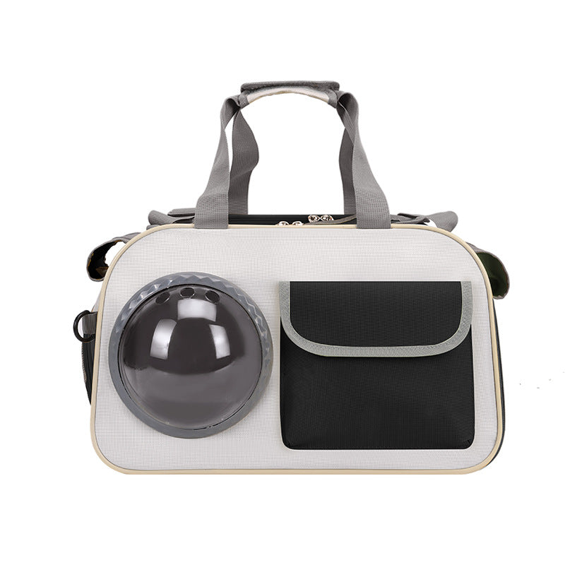 Outdoor Portable Pet Backpack Space Capsule Crossbody Carrier Bag