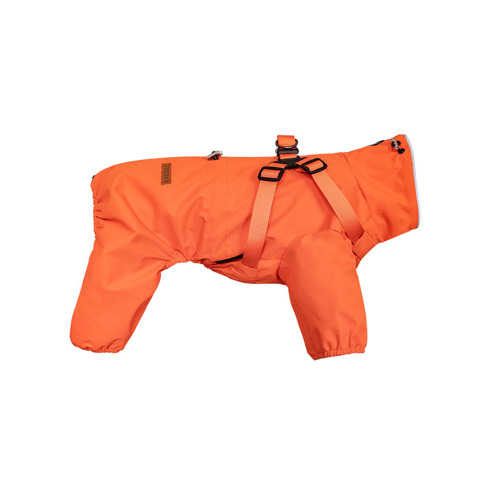 Fashion One-Piece Pet Raincoat