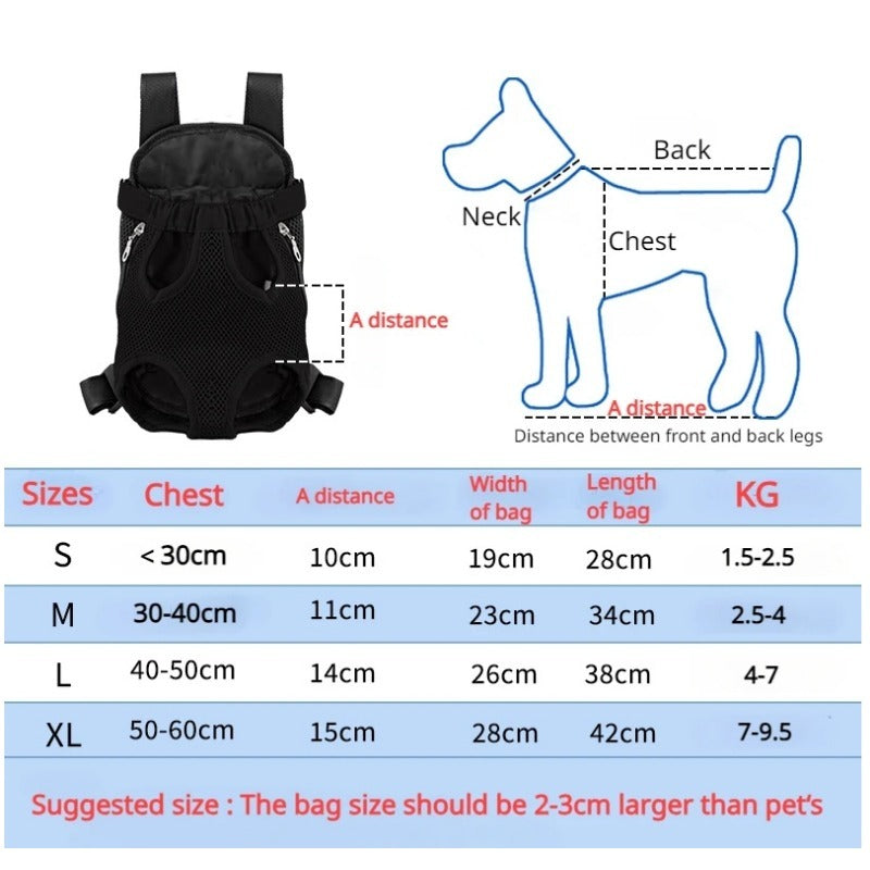 Breathable Portable Pet Carrier Backpack For Travel And Outdoor Use