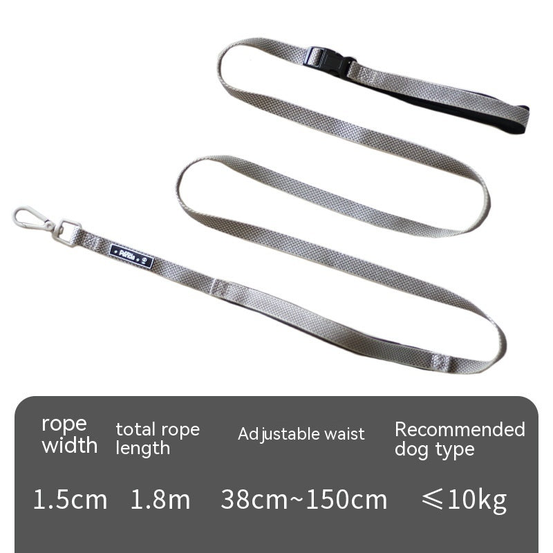 1.8M Multifunctional Pet Leash For Running And Training