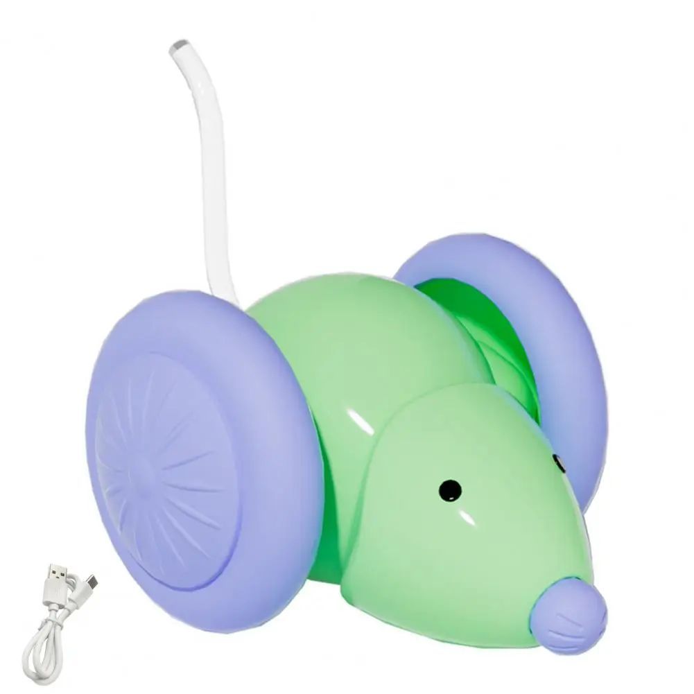 Interactive Electric Mouse Teasing Stick Automatic Pet Toy