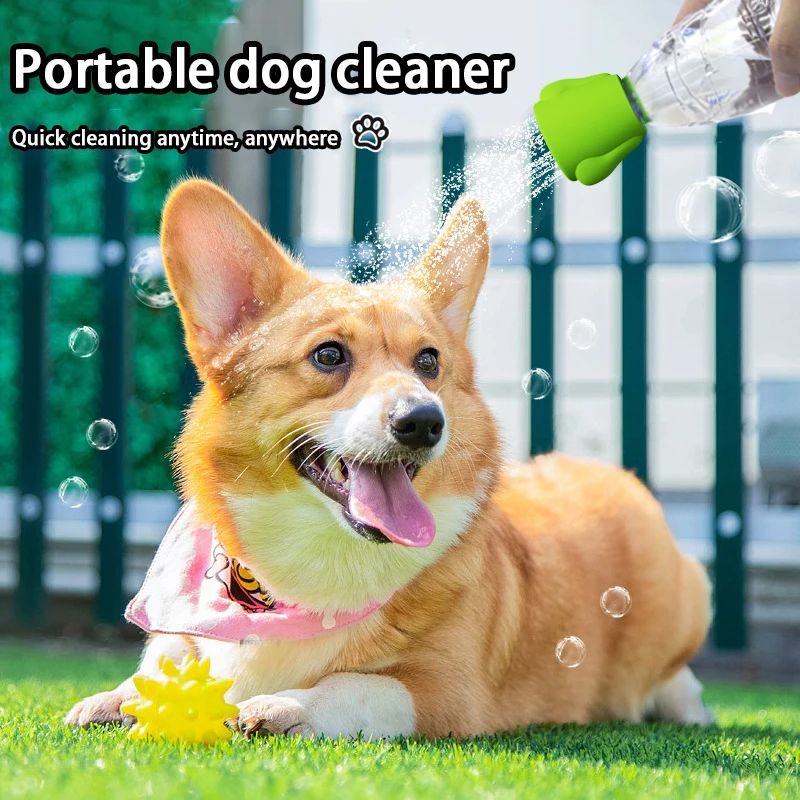 Portable Pet Bath Sprayer Silicone Shower Nozzle