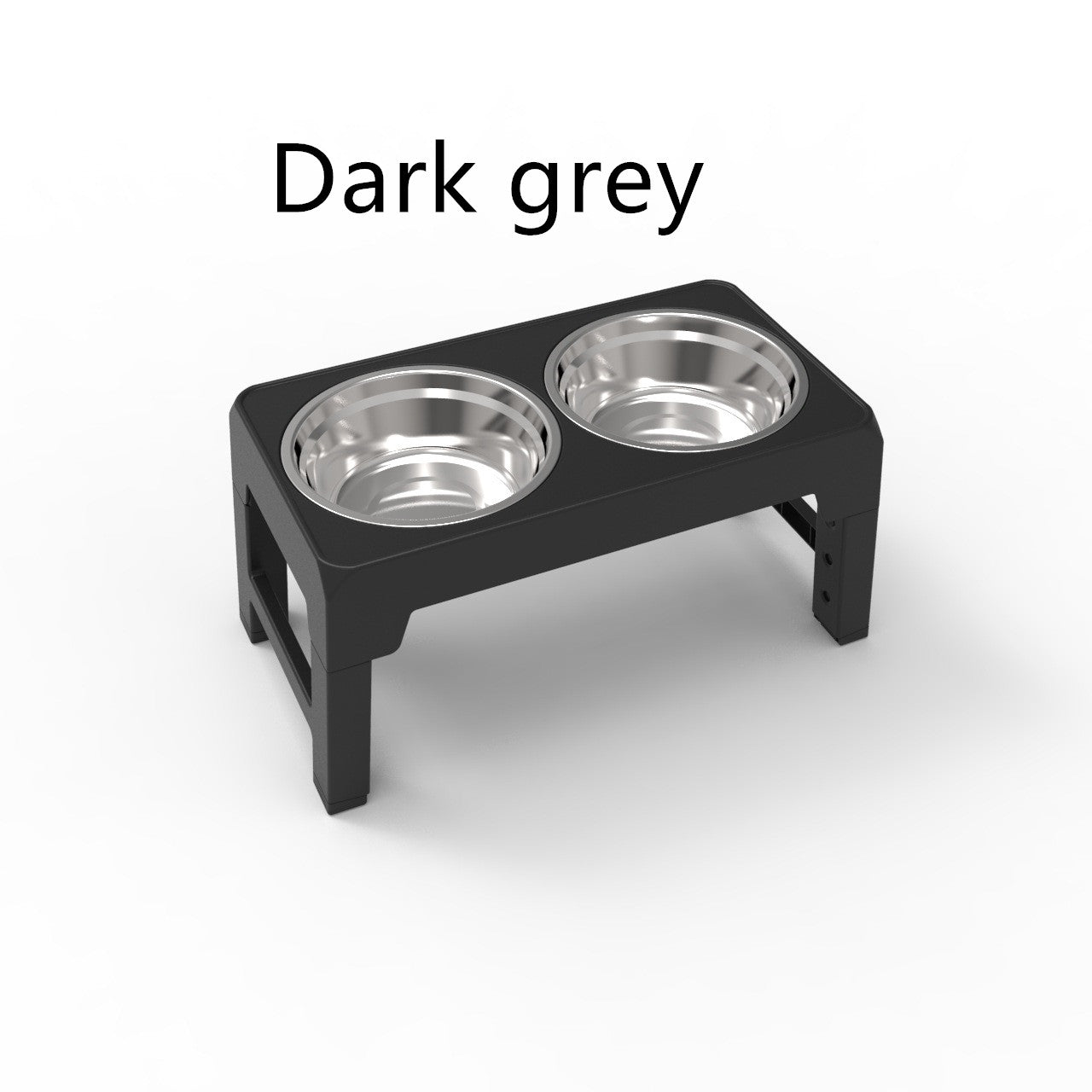 Adjustable Elevated Pet Food Bowl Integrated Design