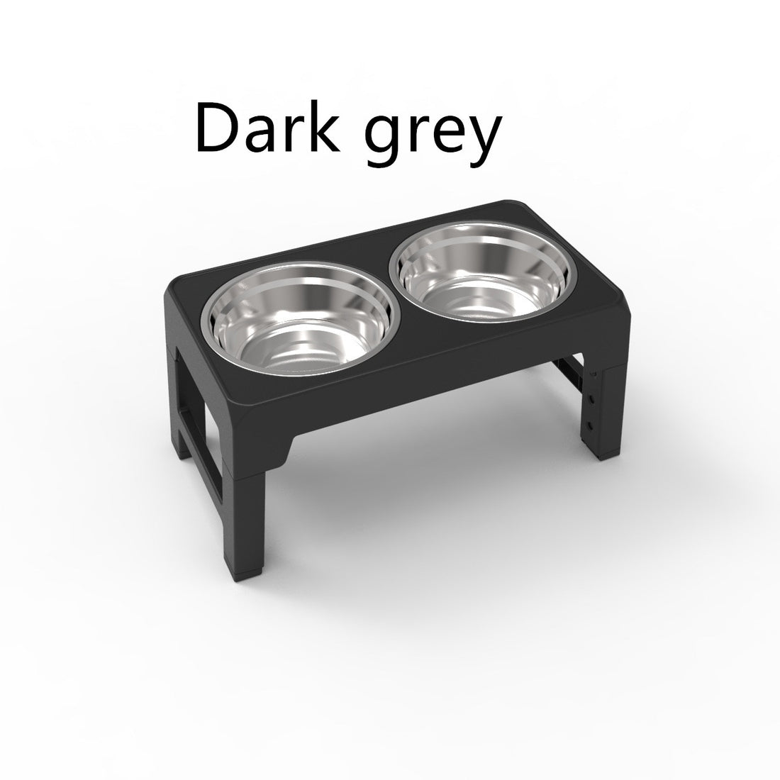 Adjustable Elevated Pet Food Bowl Integrated Design