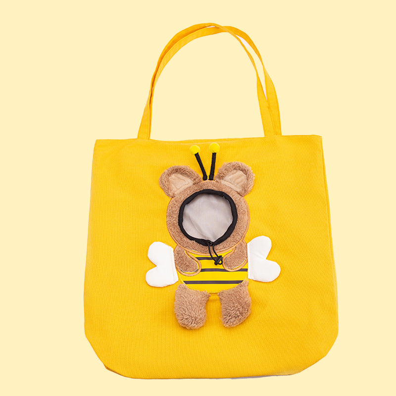 Pet Diaper Backpack Off Shoulder Portable Carrier Bag