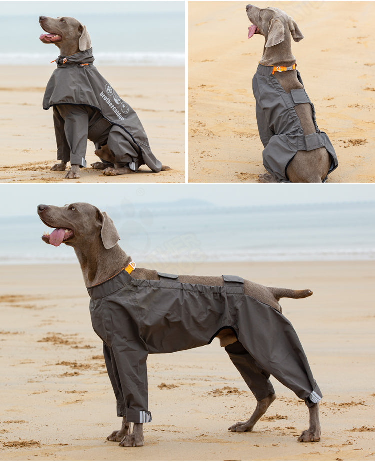 Four-Legged Waterproof Pet Raincoat Poncho