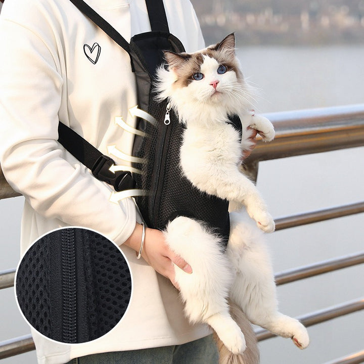 Breathable Portable Pet Carrier Backpack For Travel And Outdoor Use