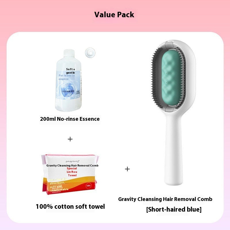 Pet Dematting Grooming Brush for Hair Removal
