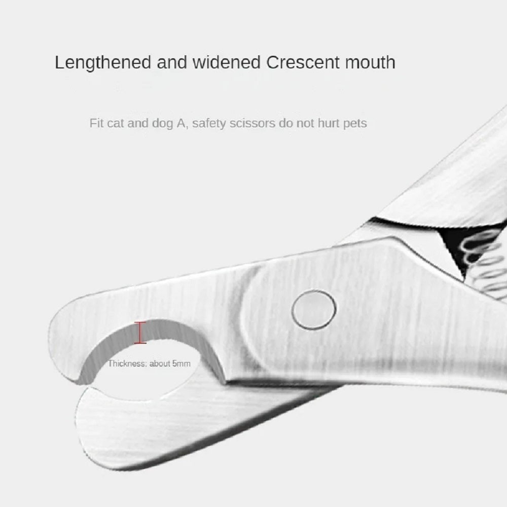 Professional Stainless Steel Pet Nail Clipper Grooming Tool