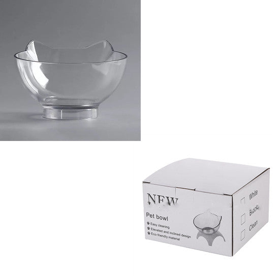 Non Slip Double Pet Bowl With Raised Neck Support Stand