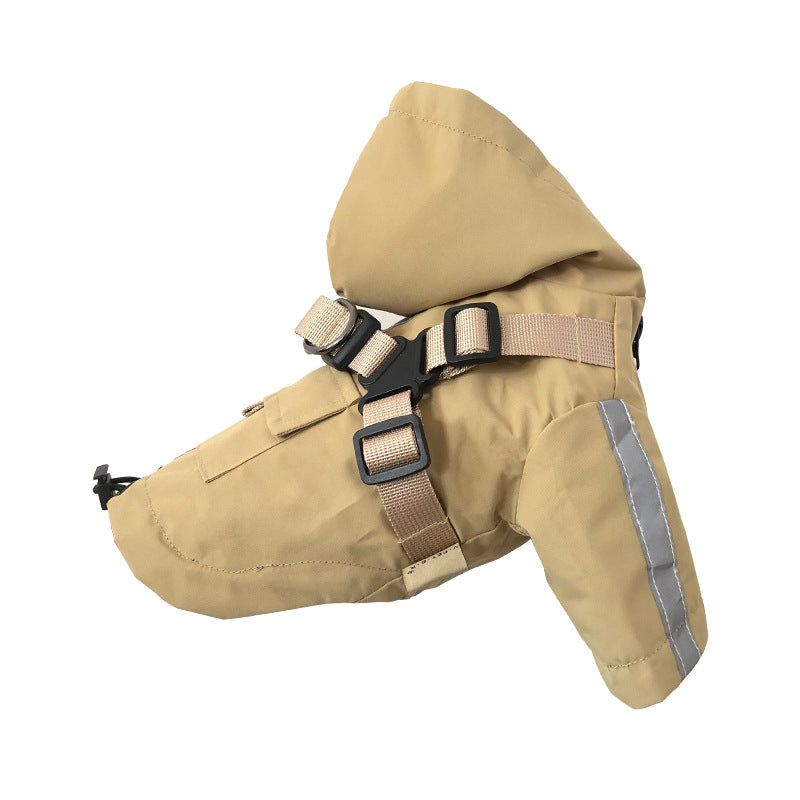 British Style Waterproof Pet Raincoat