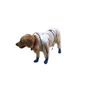 Large Waterproof Pet Raincoat With Hood