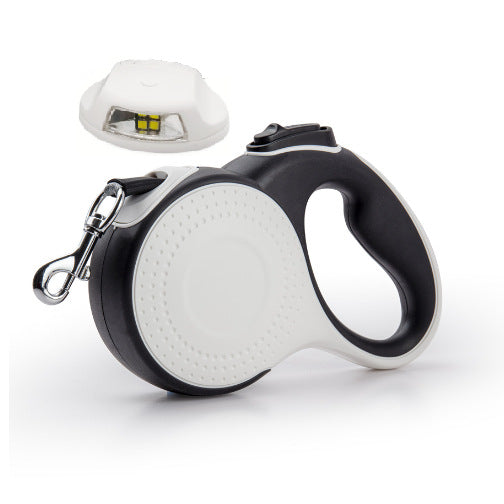 Automatic Retractable Pet Leash With Built In Waste Bag Dispenser