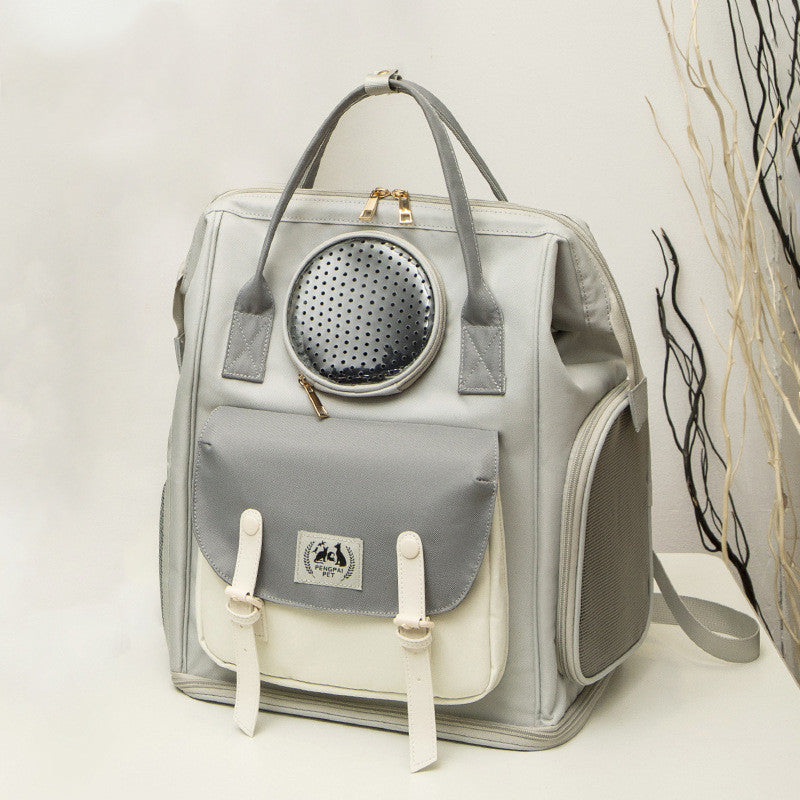 Large Capacity Breathable Portable Pet Backpack Bag