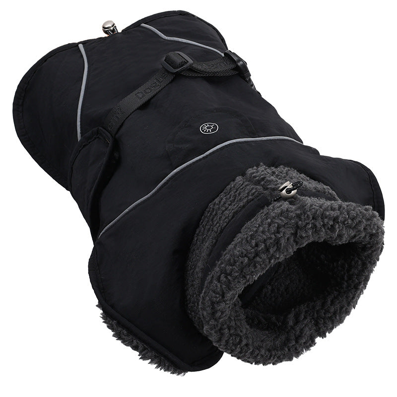 Warm Cotton Padded Pet Clothes For Autumn And Winter