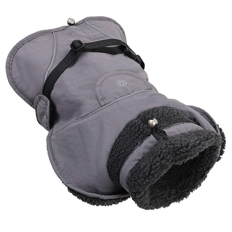 Warm Cotton Padded Pet Clothes For Autumn And Winter