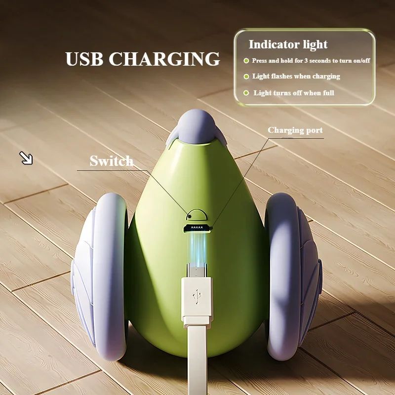 Interactive Electric Mouse Teasing Stick Automatic Pet Toy