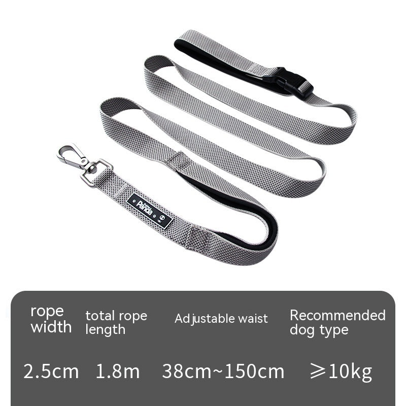 1.8M Multifunctional Pet Leash For Running And Training