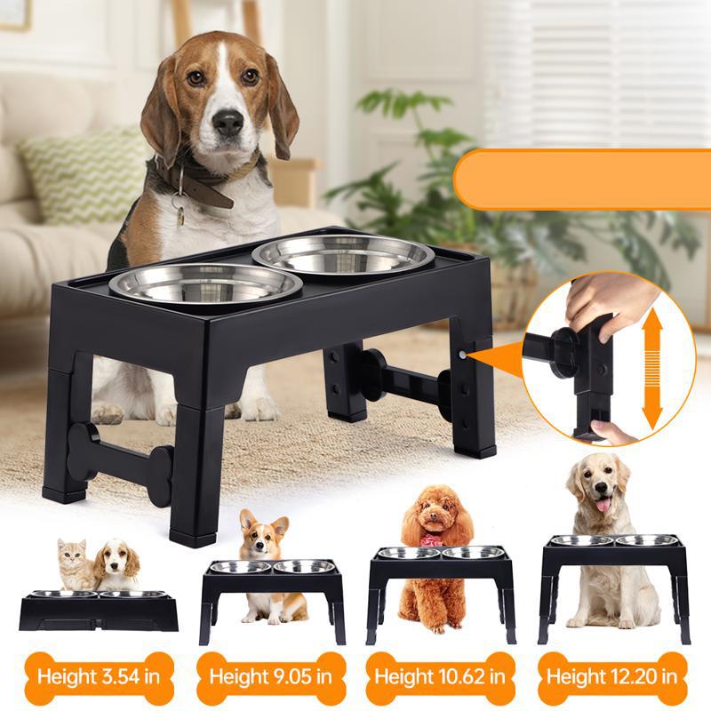 Elevated Anti Spill Pet Feeding Bowl For Medium Large Pets