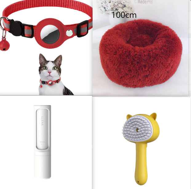Rechargeable Self-Cleaning Pet Grooming Brush with Mist