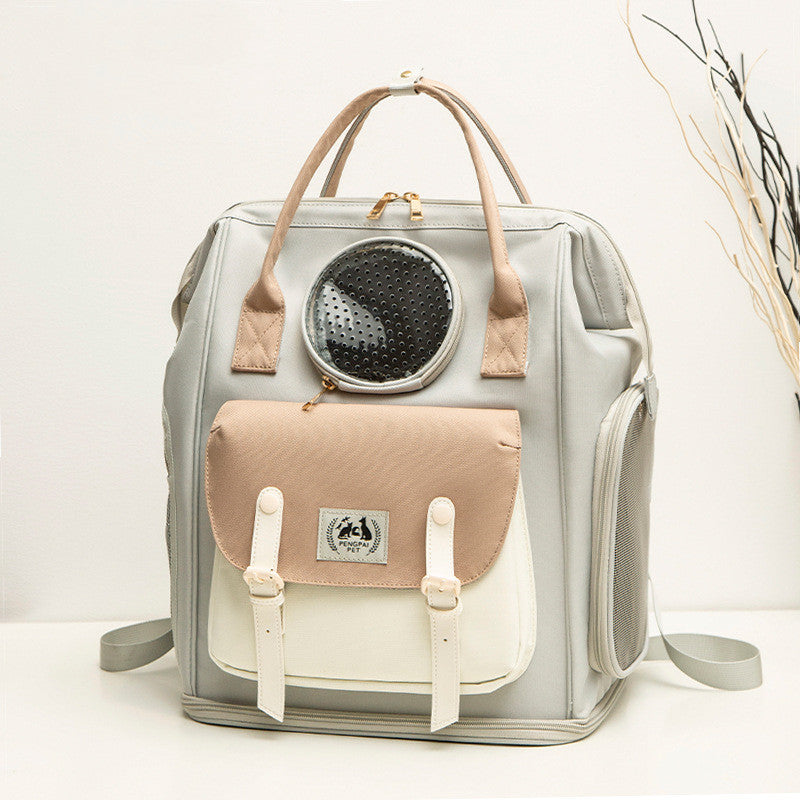 Large Capacity Breathable Portable Pet Backpack Bag