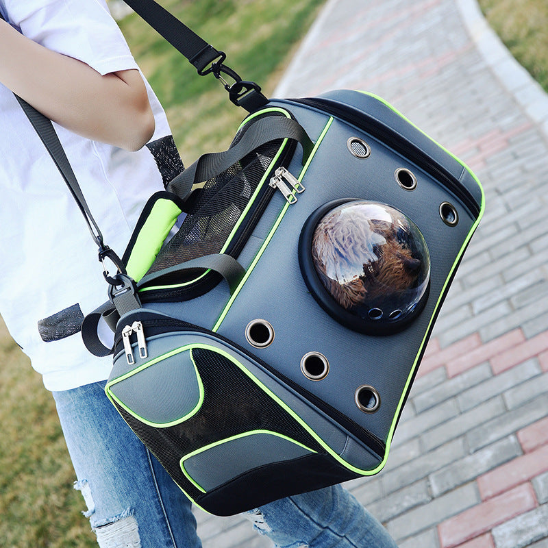 Portable Pet Diaper Backpack Carrier Bag For Travel Use