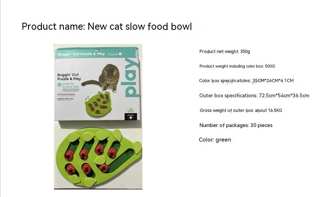 Christmas Themed Slow Feeding Pet Bowl For Healthy Eating
