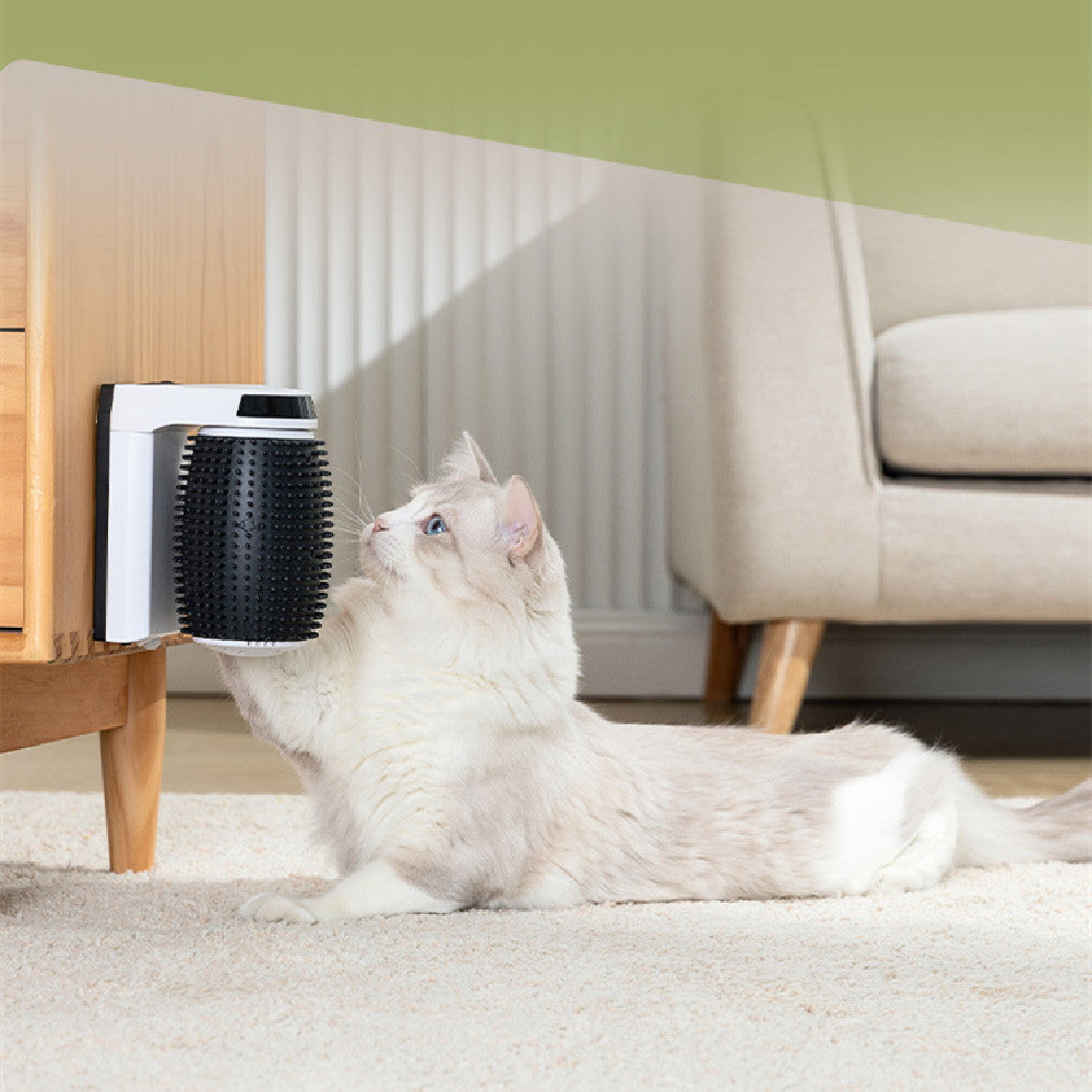 Automatic Pet Self Grooming Wall Corner Brush Scratcher