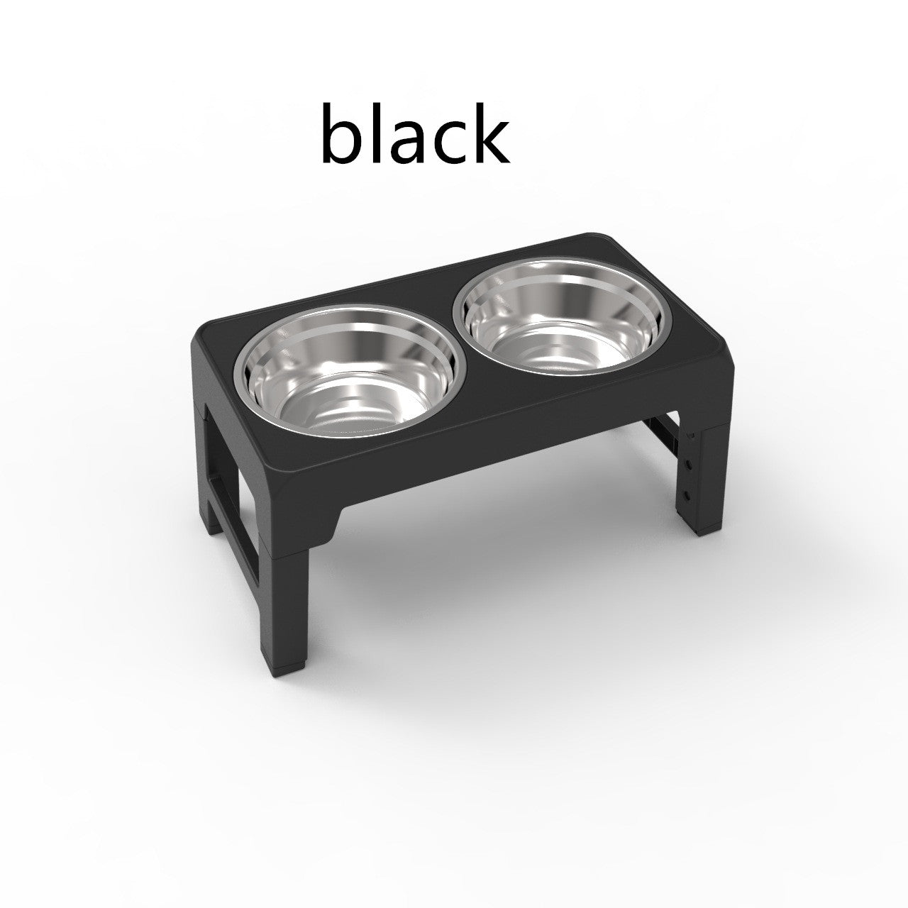 Adjustable Elevated Pet Food Bowl Integrated Design